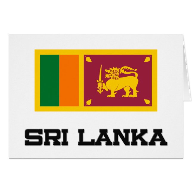 Bandera de Sri Lanka (Anverso (Horizontal))
