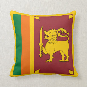 Bandera de Sri Lanka x almohada de bandera