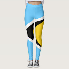 Bandera de St Lucia legging