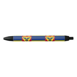 Bandera de St Paul, pluma de tinta negra de Minnes