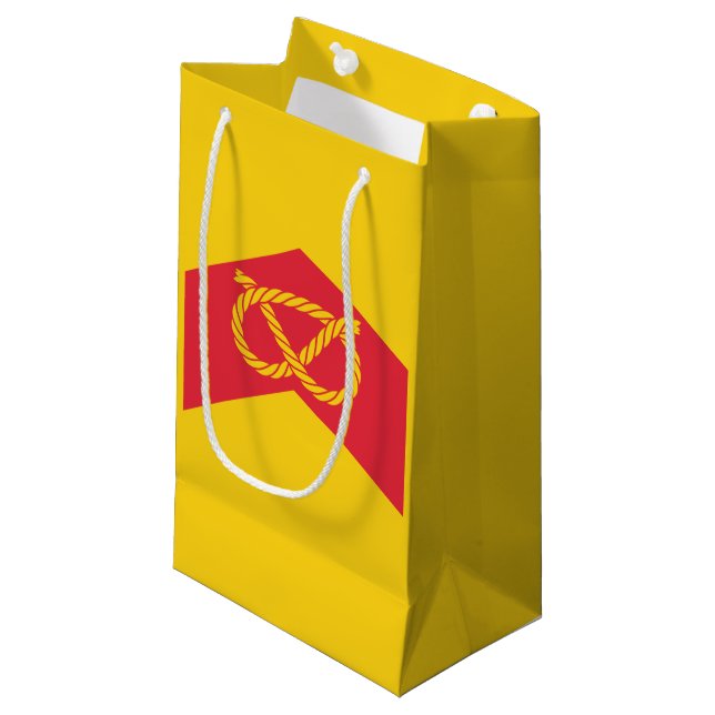 Bandera de Staffordshire Pequeña Bolsa de Regalos (Angulo Anverso)