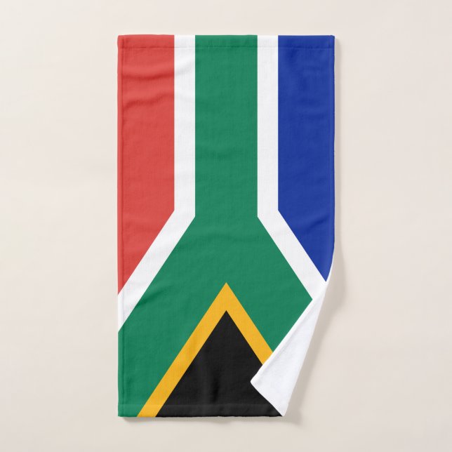 Bandera de Sudáfrica (Toalla de mano)