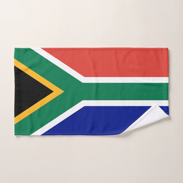 Bandera de Sudáfrica (Toalla de mano)