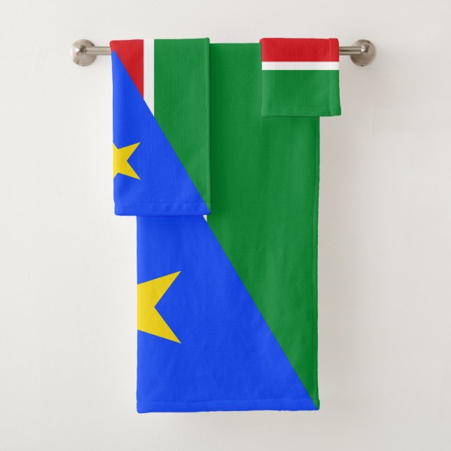 Bandera de Sudán del Sur (In situ)