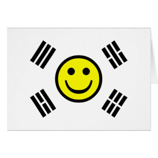Bandera de sudcoreano de la cara