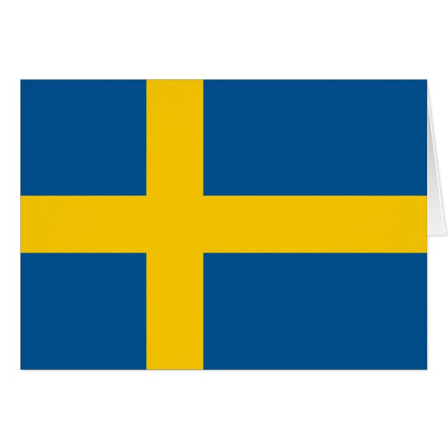 Bandera de Suecia (Anverso (Horizontal))