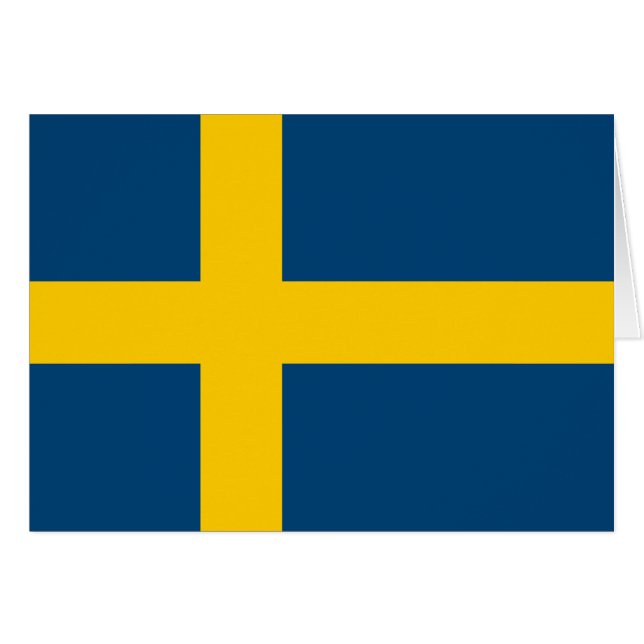Bandera de Suecia (Anverso (Horizontal))