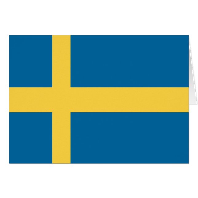 Bandera de Suecia (Anverso (Horizontal))