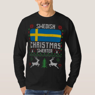 Bandera de Suecia Navidades sueco suéter