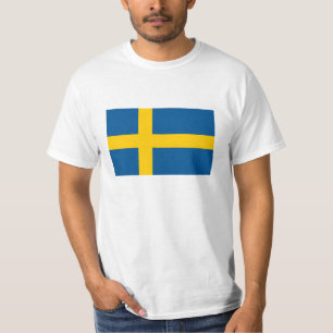 Bandera de Suecia para camisetas de Suecia