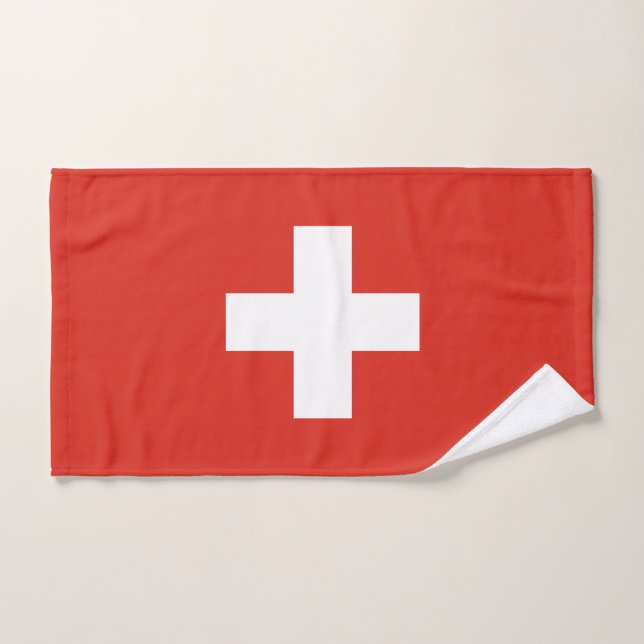 Bandera de Suiza (Toalla de mano)
