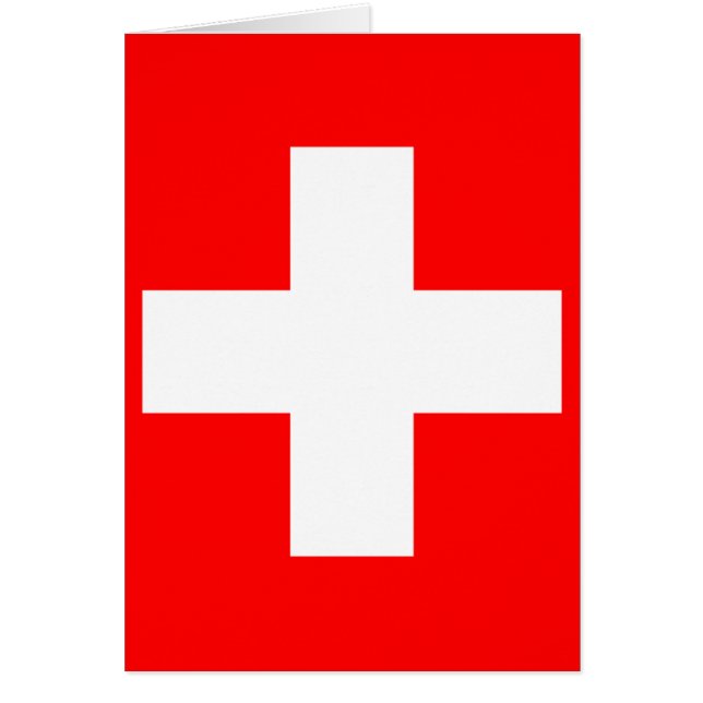 Bandera de Suiza (Frente)
