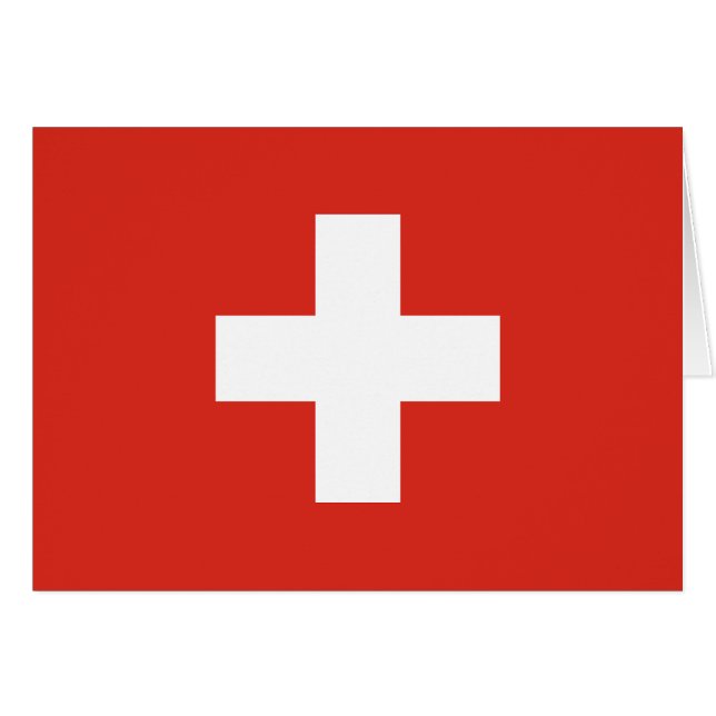 Bandera de Suiza (Anverso (Horizontal))