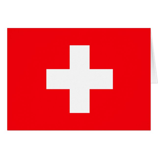 Bandera de Suiza (Anverso (Horizontal))