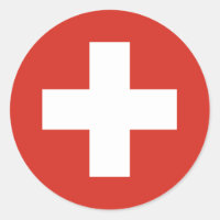 Bandera de Suiza Pegatina