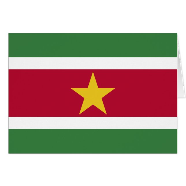 Bandera de Surinam (Anverso (Horizontal))