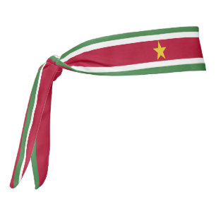 Bandera de Surinam elegante patriótico