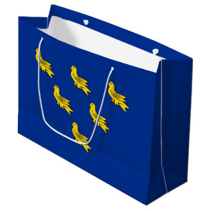 Bandera de Sussex Bolsa de Regalo Grande
