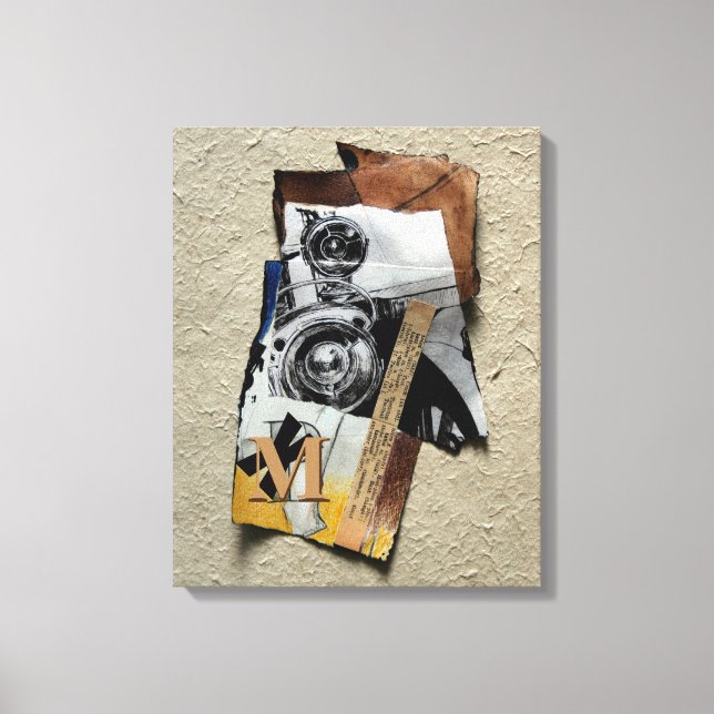 Bandera de Tacot con lienzo monograma de Personali (Anverso)