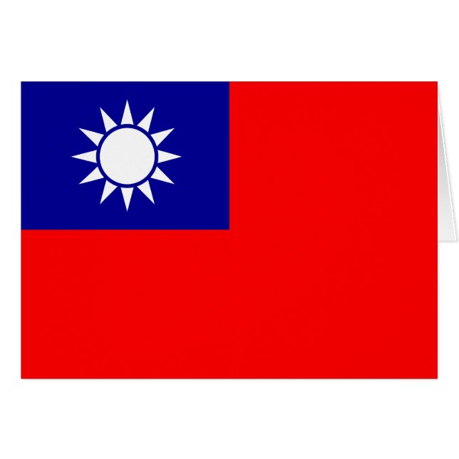 Bandera de Taiwán (Anverso (Horizontal))
