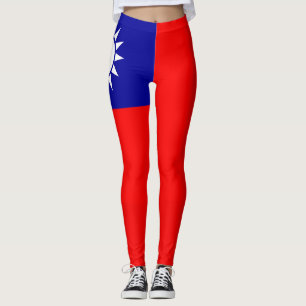 Bandera de Taiwán legging