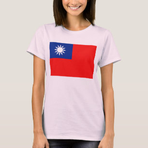 Bandera de Taiwán x Mapa camiseta