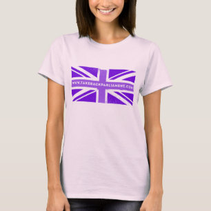 Bandera de Take it Back, camiseta blanca orgánica