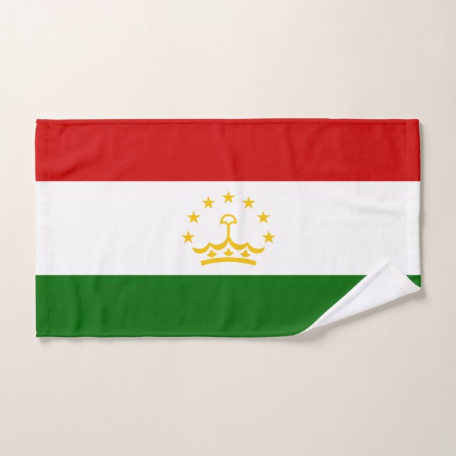 Bandera de Tayikistán (Toalla de mano)