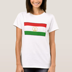 Bandera de Tayikistán x Mapa camiseta