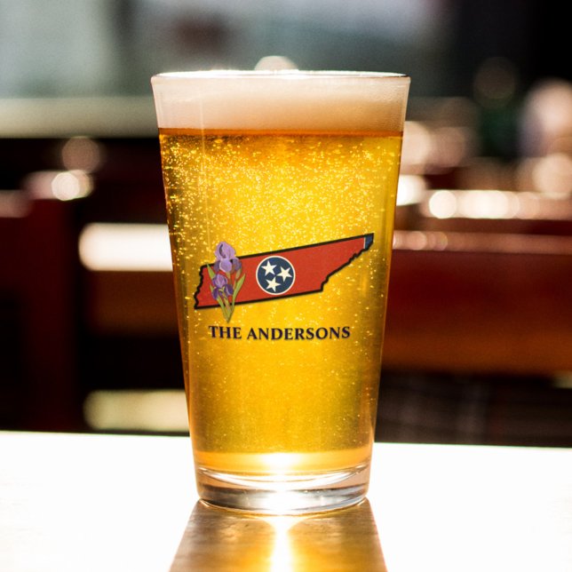 Bandera de Tennessee con Personalizado Iris de flo (Subido por el creador)