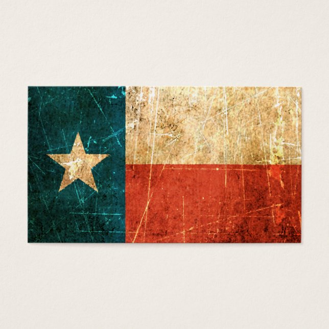 Bandera de Texas esposada y rota (Frente)