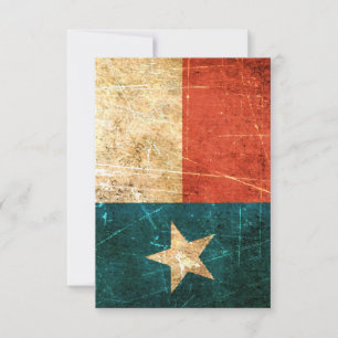 Bandera de Texas esposada y rota