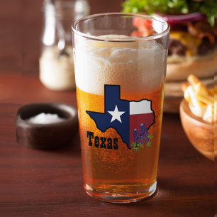 Bandera de Texas y Bluebonnet de flores con nombre