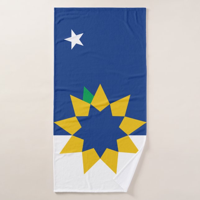 Bandera de Topeka, Kansas (Toalla de baño)