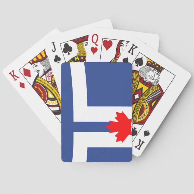 Bandera de Toronto, cartas de juegos clásicas de O (Reverso)
