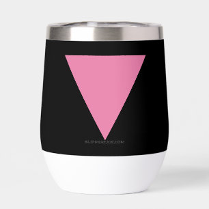bandera de triángulo rosa de SlipperyJoe's símbolo