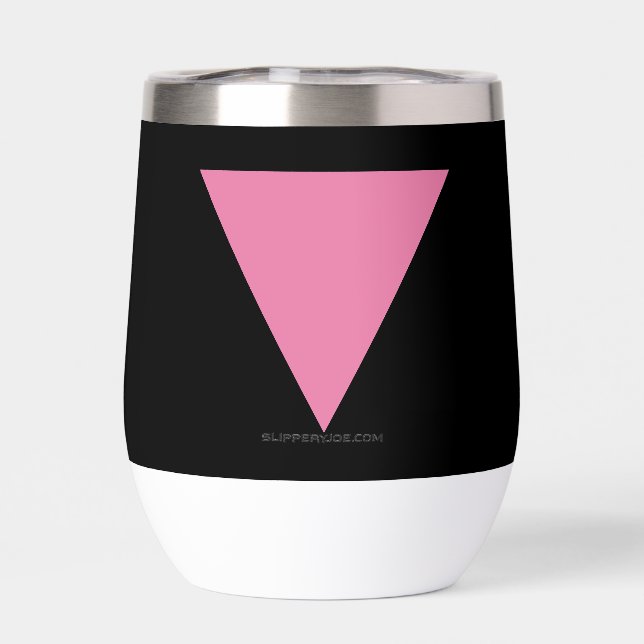 bandera de triángulo rosa de SlipperyJoe's símbolo (Trasero)