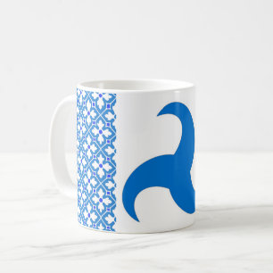 Bandera de trimaris popular taza de café