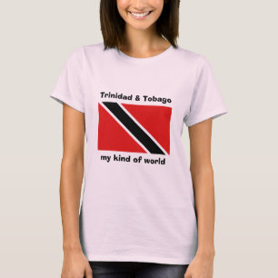 Bandera de Trinidad and Tobago + Mapa + Camiseta