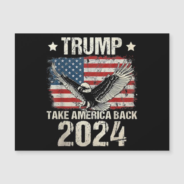 Bandera de Trump 2024 devuelve a Estados Unidos a  (Anverso)