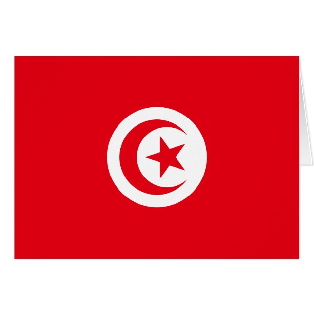 Bandera de Túnez (Anverso (Horizontal))