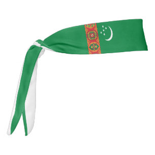 Bandera de Turkmenistán elegante patriótico