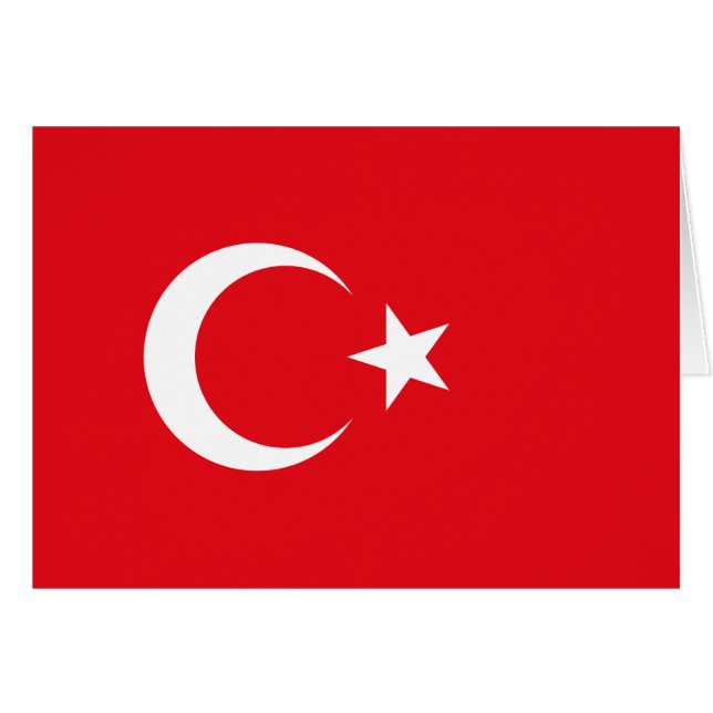Bandera de Turquía (Anverso (Horizontal))