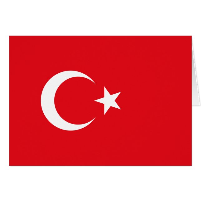 Bandera de Turquía (Anverso (Horizontal))
