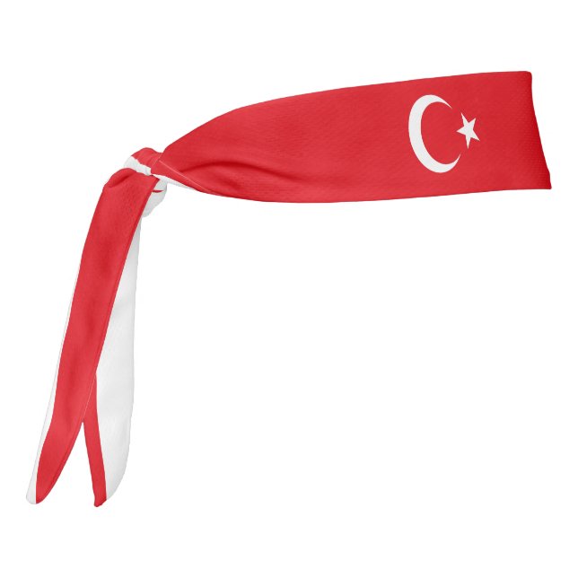 Bandera de Turquía elegante banda de marea patriót (Girar 270)