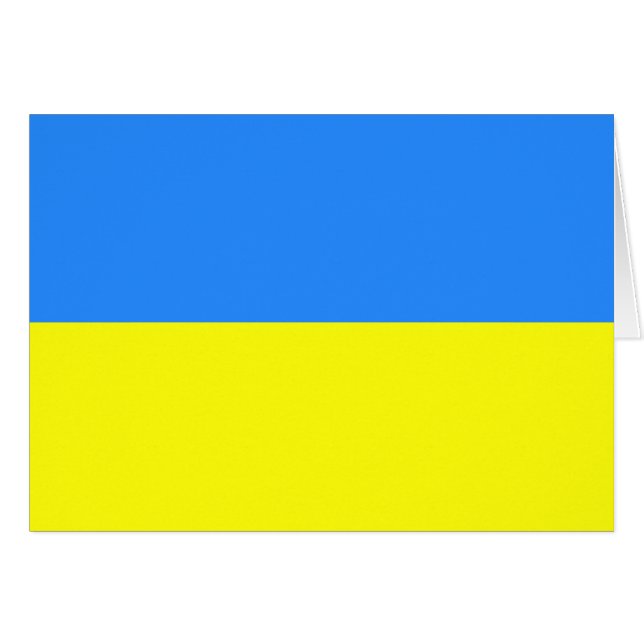 Bandera de Ucrania (Anverso (Horizontal))