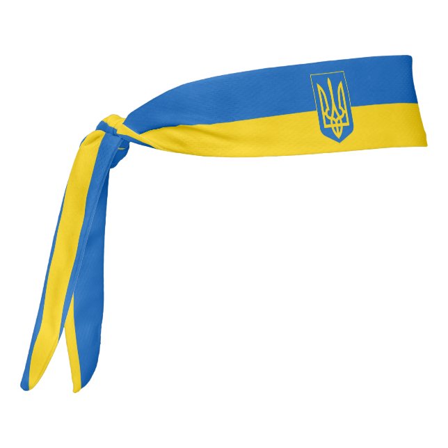 Bandera de Ucrania elegante patriota (Girar 270)