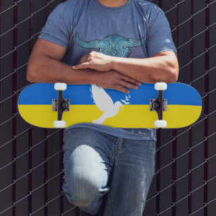 Bandera de Ucrania Patineta de la Paz - Libertad