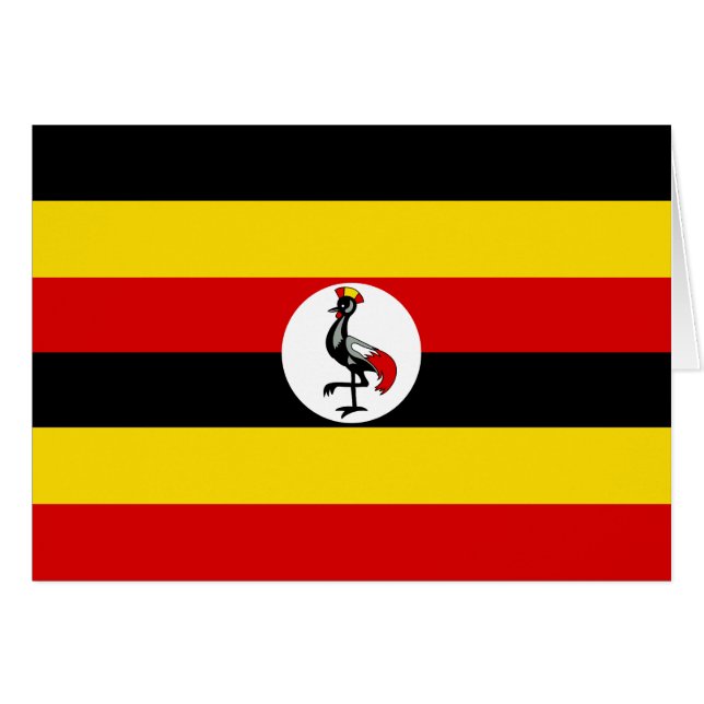 Bandera de Uganda (Anverso (Horizontal))