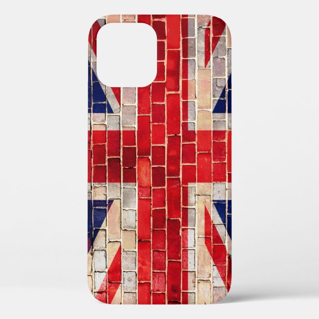 Bandera de Union Jack del Reino Unido en un Funda  (Reverso )